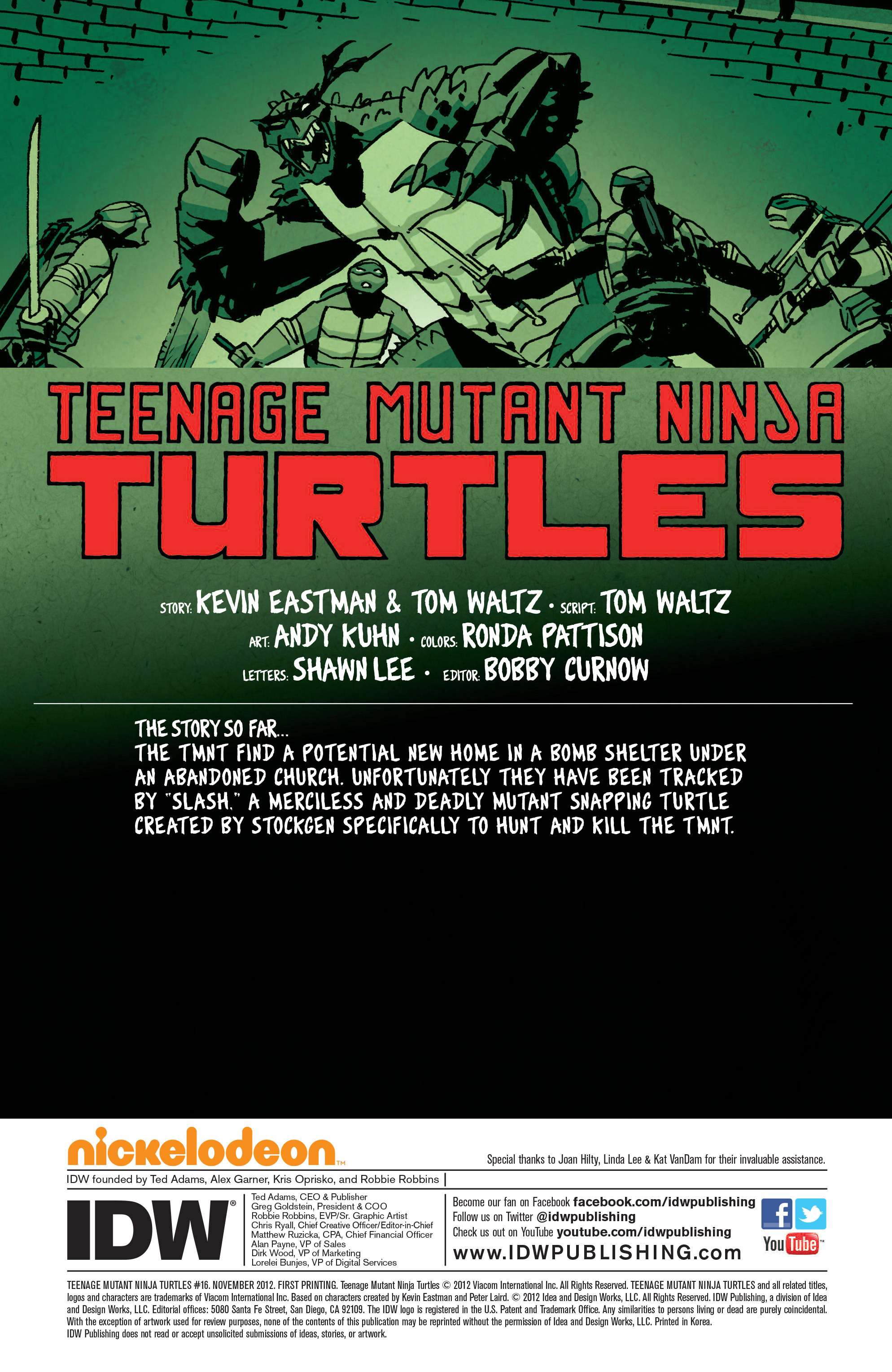 Read Teenage Mutant Ninja Turtles (2011) EN Manga Online
