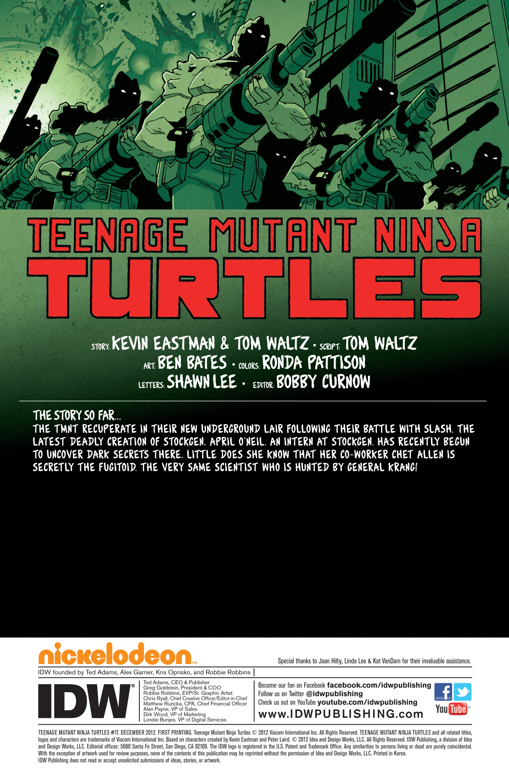 Read Teenage Mutant Ninja Turtles (2011) EN Manga Online