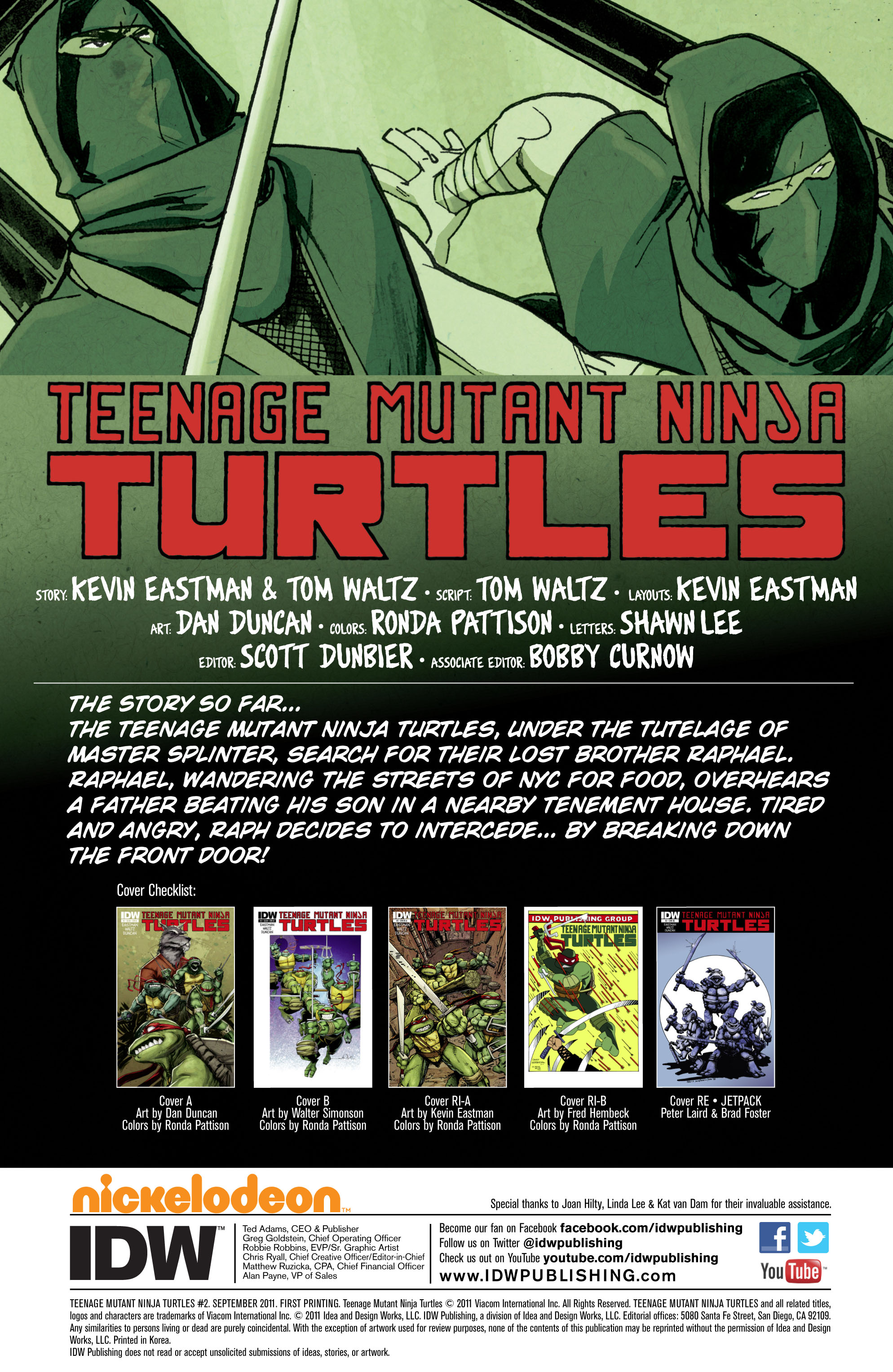 Read Teenage Mutant Ninja Turtles (2011) EN Manga Online
