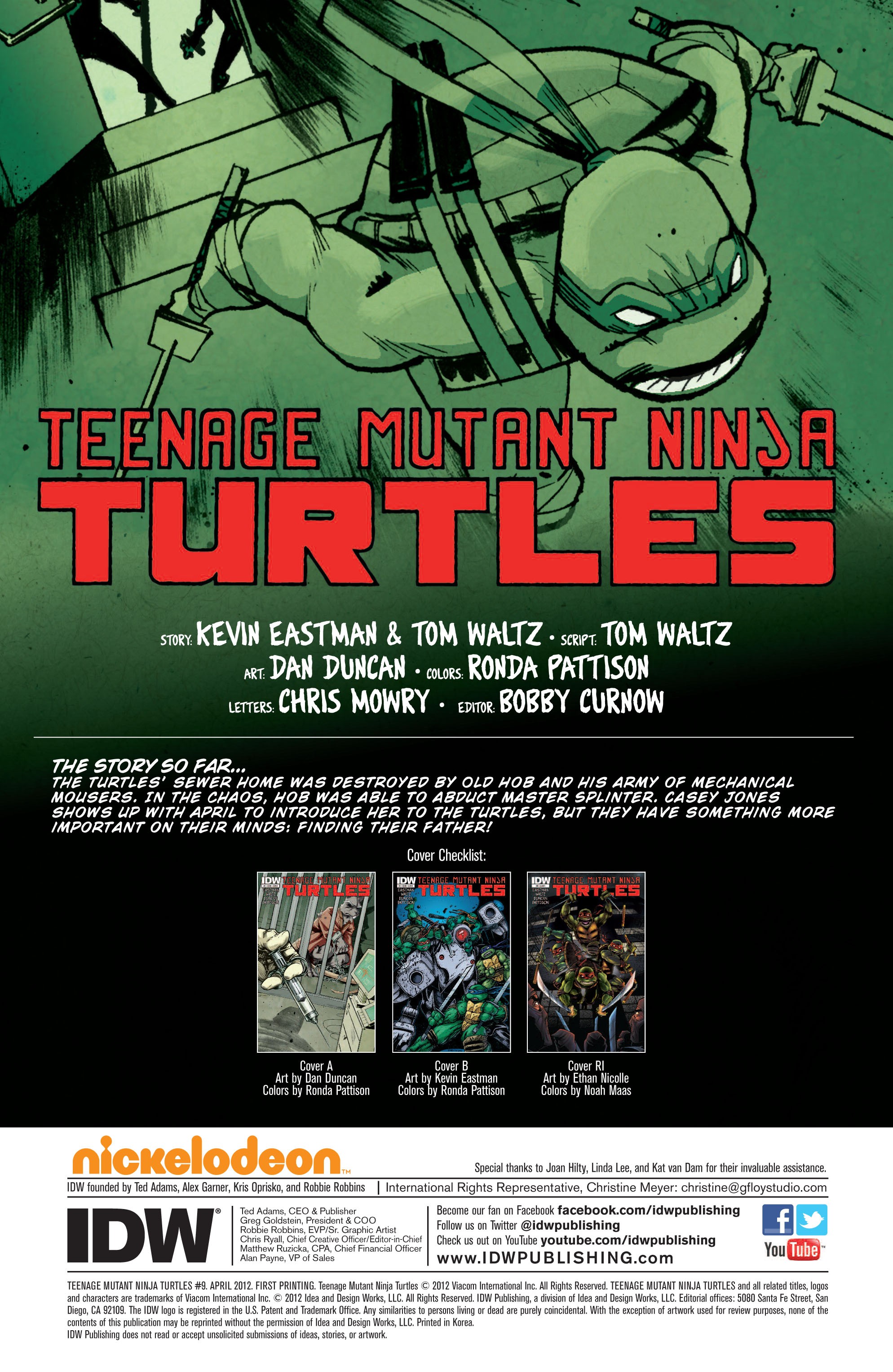 Read Teenage Mutant Ninja Turtles (2011) EN Manga Online