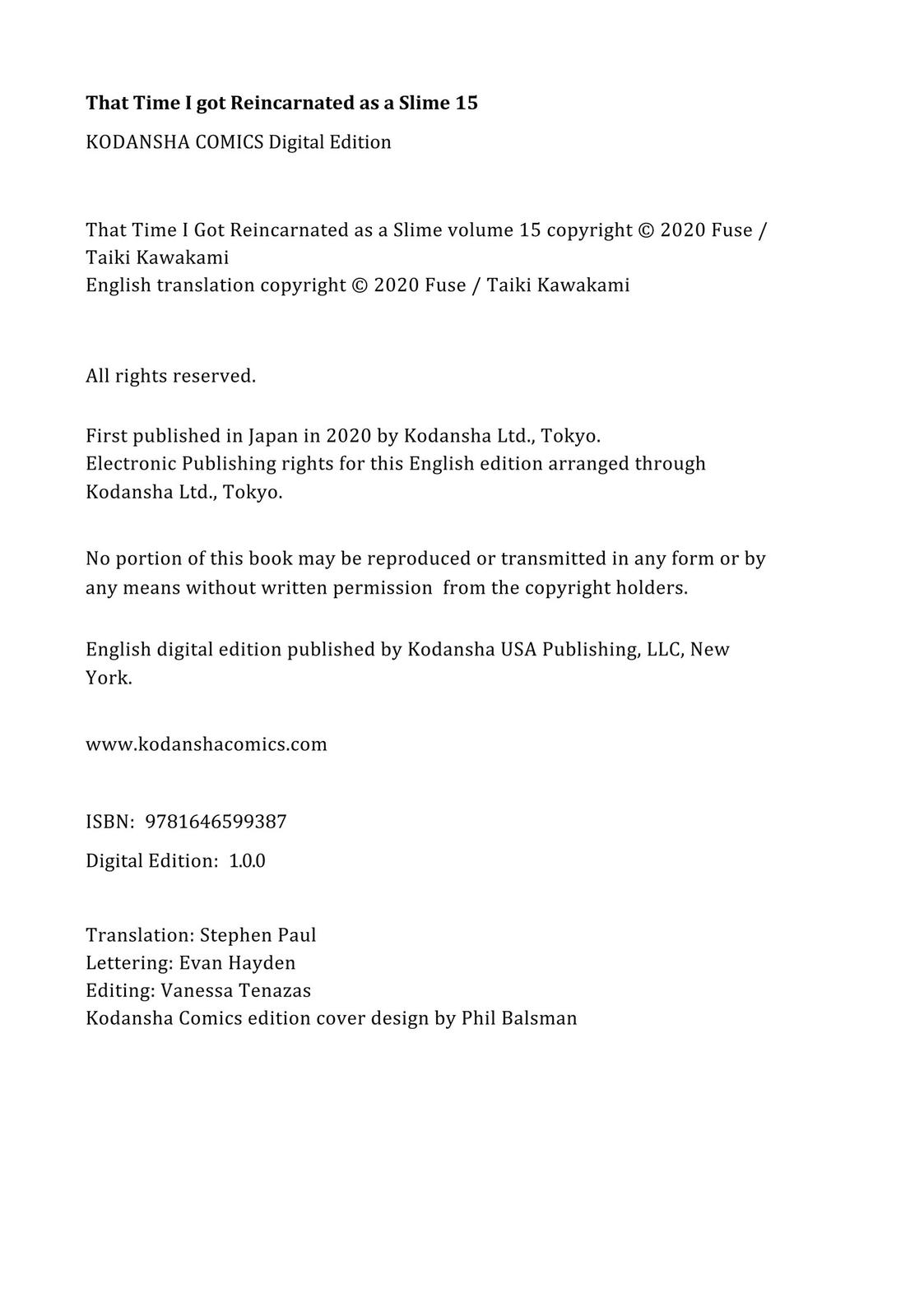 Read That Time I Got Reincarnated as a Slime EN Manga Online