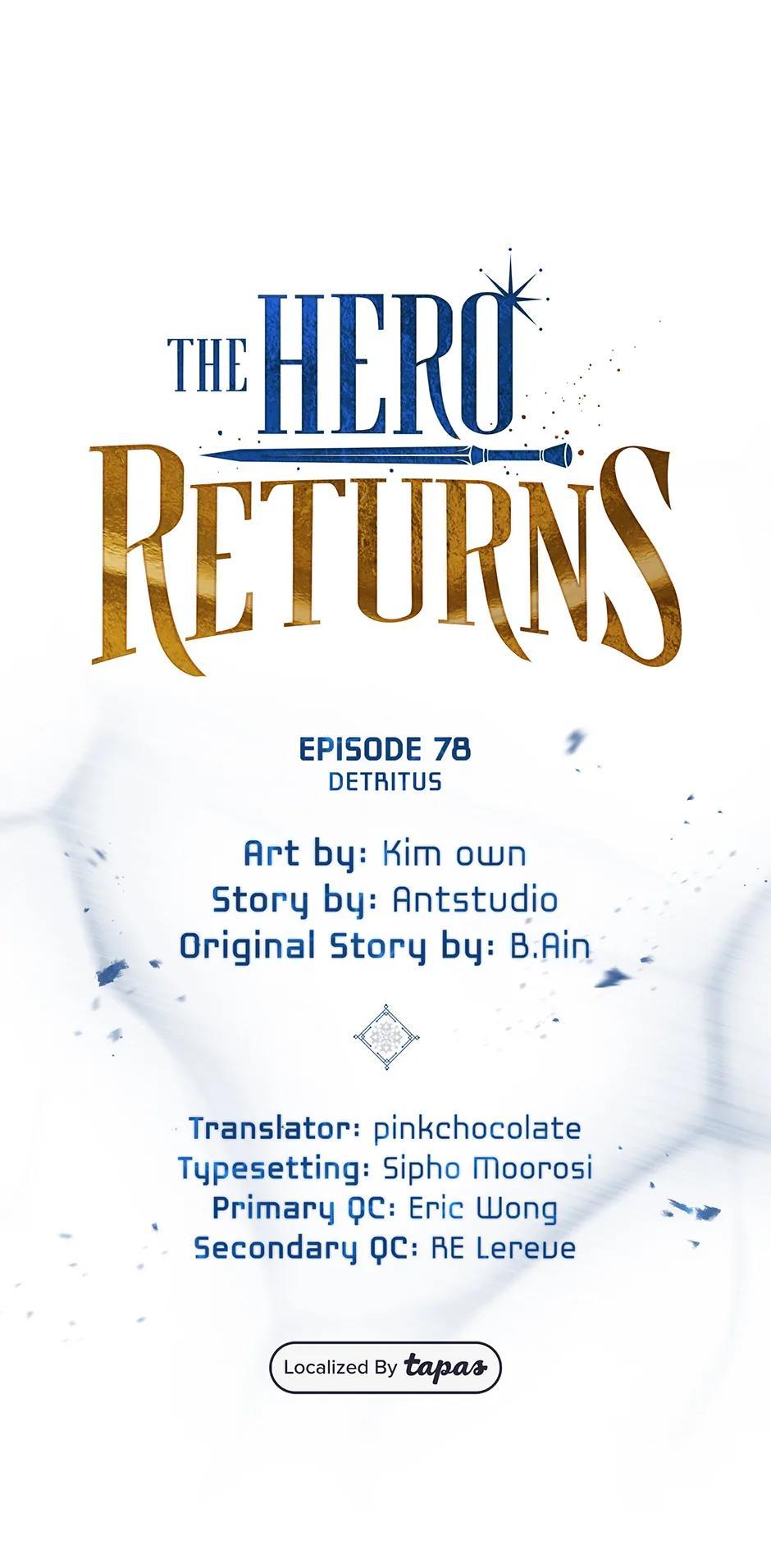 Read The Hero Returns EN Manga Online