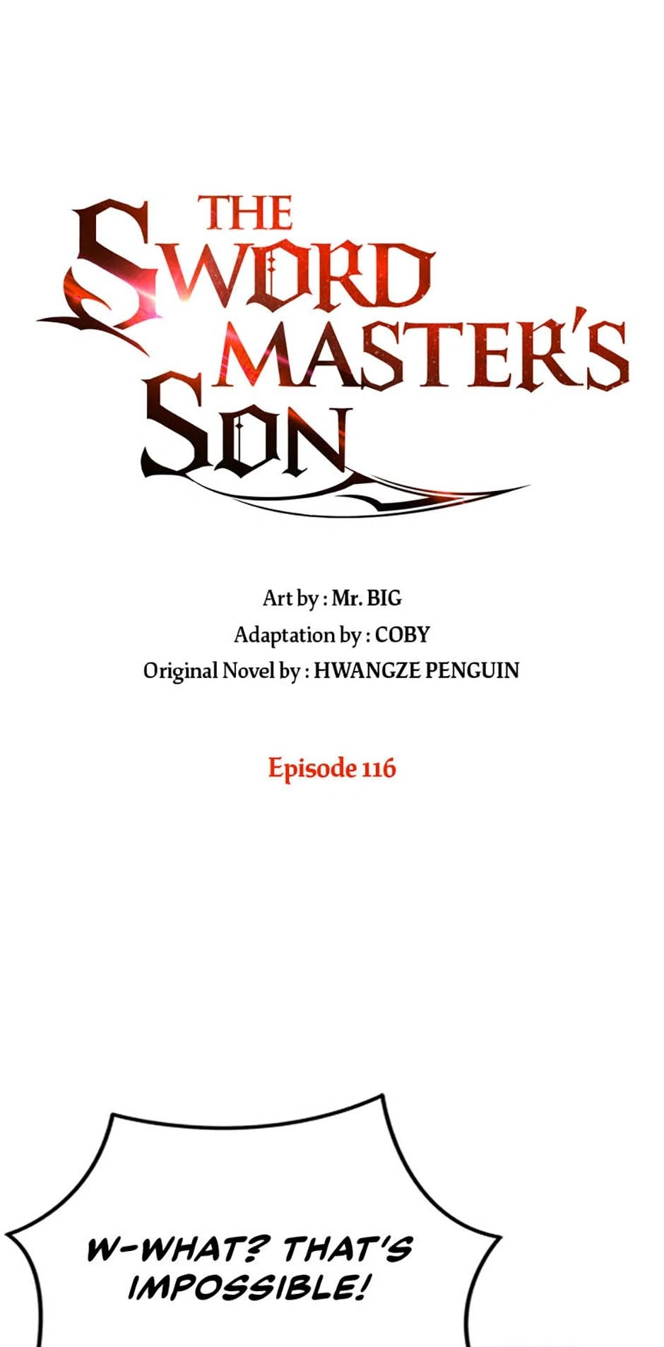 Read The Swordmaster's Son EN Manga Online