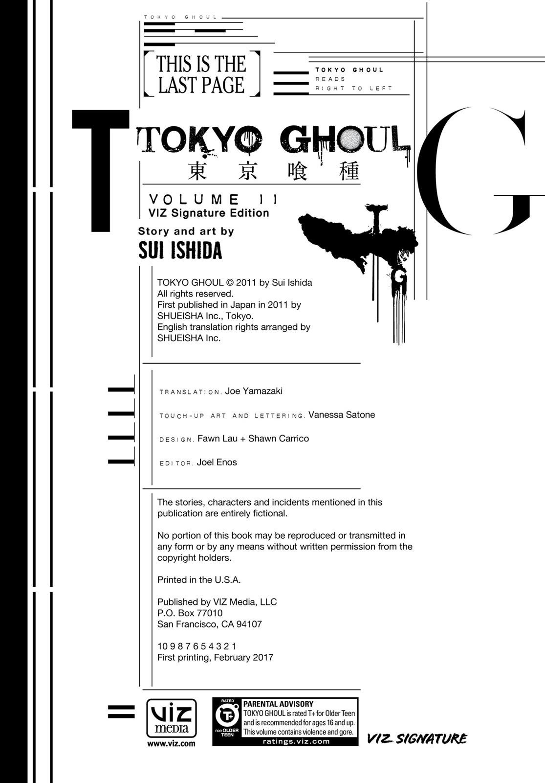 Read Tokyo Ghoul EN Manga Online