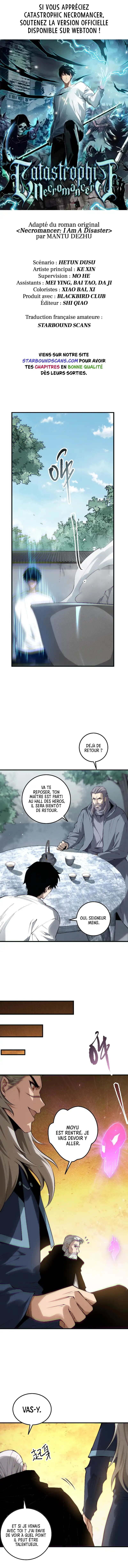Read Catastrophic Necromancer FR Manga Online