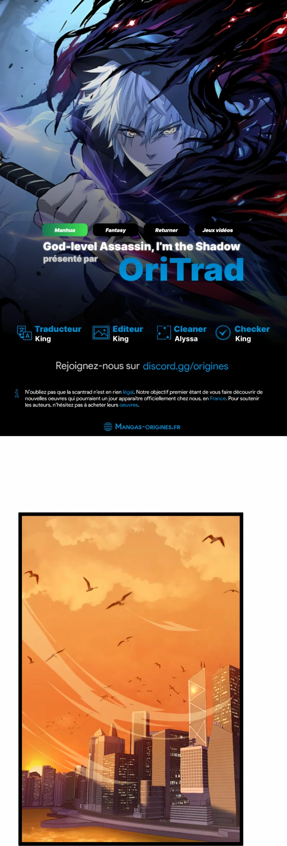 Read God level Assassin I’m the Shadow FR Manga Online