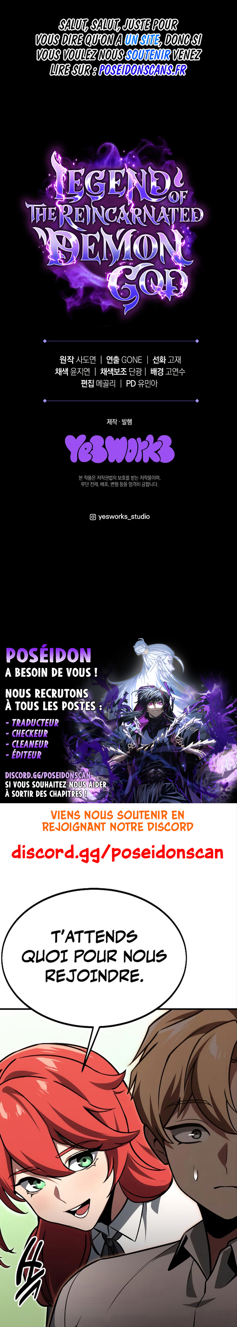 Read Legend of the Reincarnated Demon God FR Manga Online