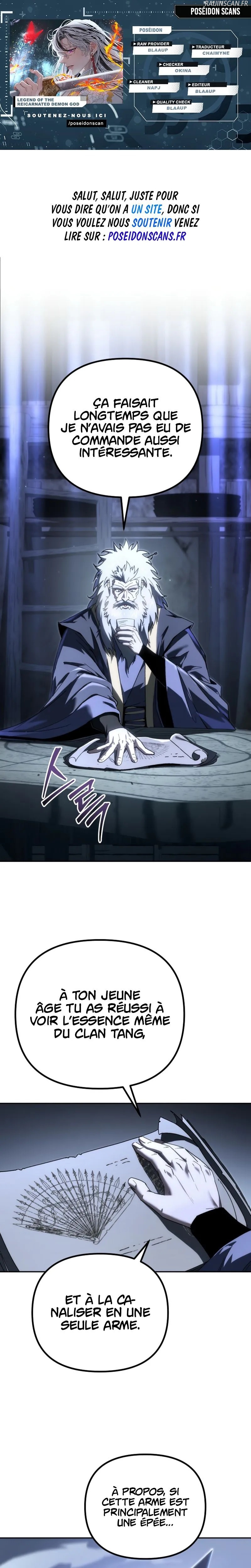 Read Legend of the Reincarnated Demon God FR Manga Online