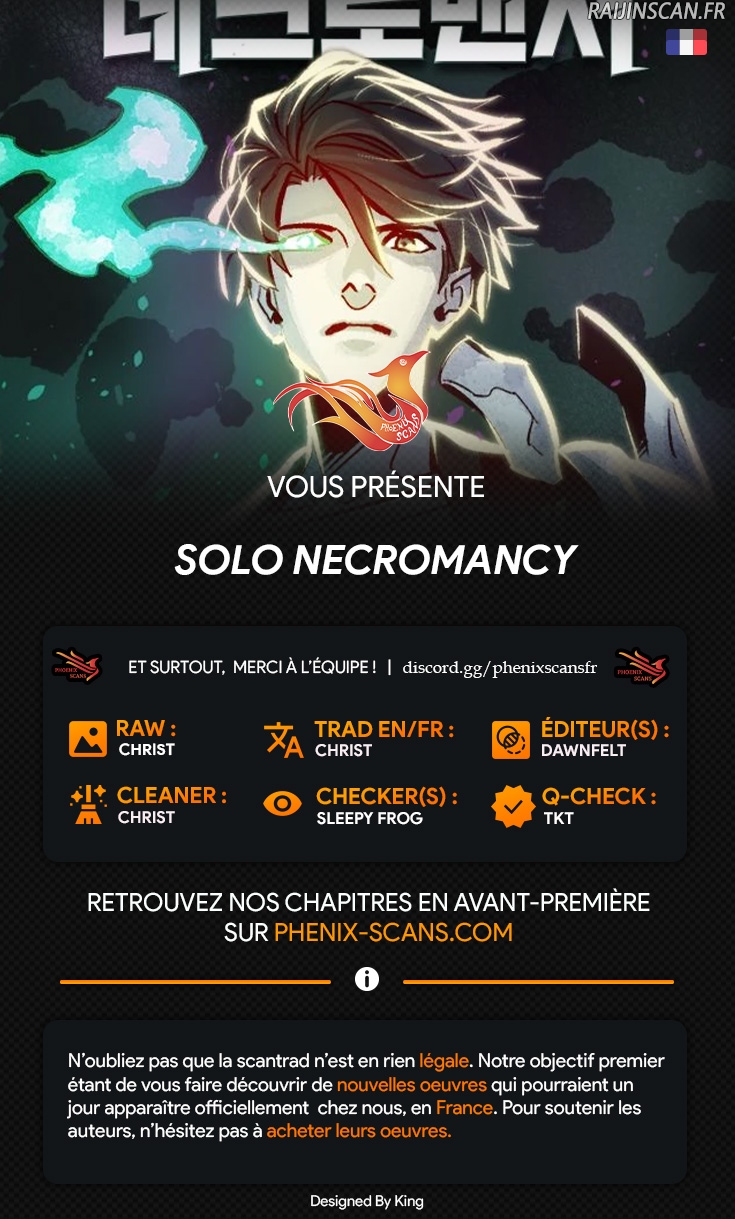 Read Solo Necromancy FR Manga Online