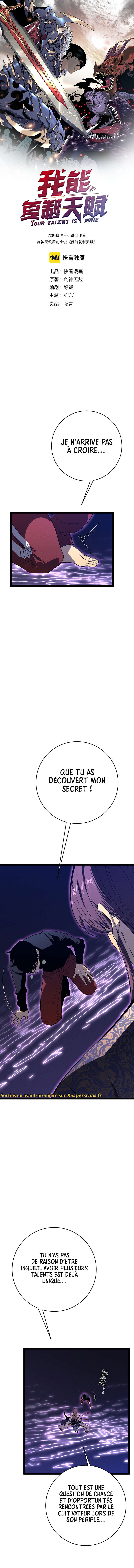 Read Your Talent is Mine FR Manga Online