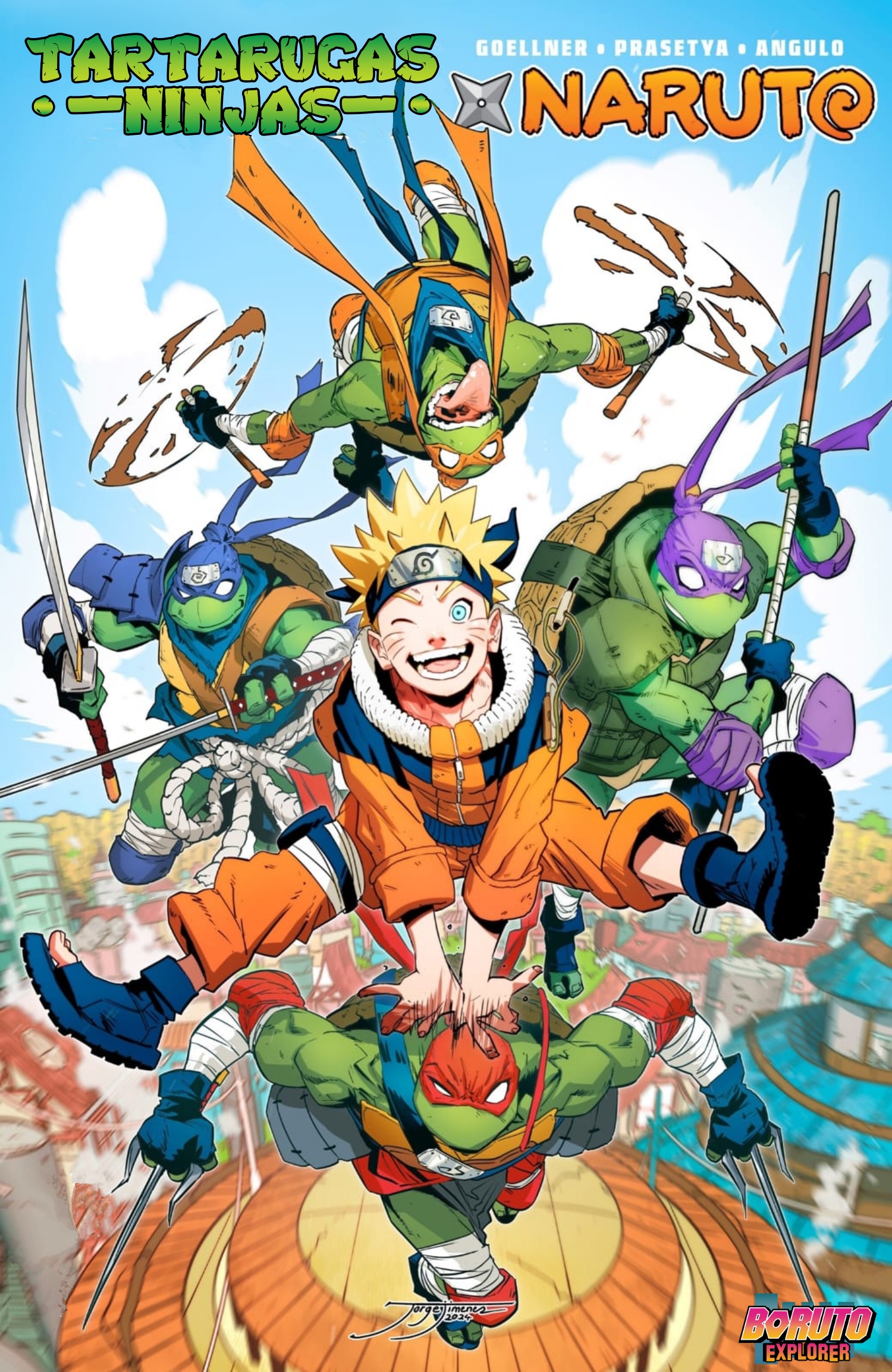 Read Tartarugas Ninjas x Naruto PT Manga Online