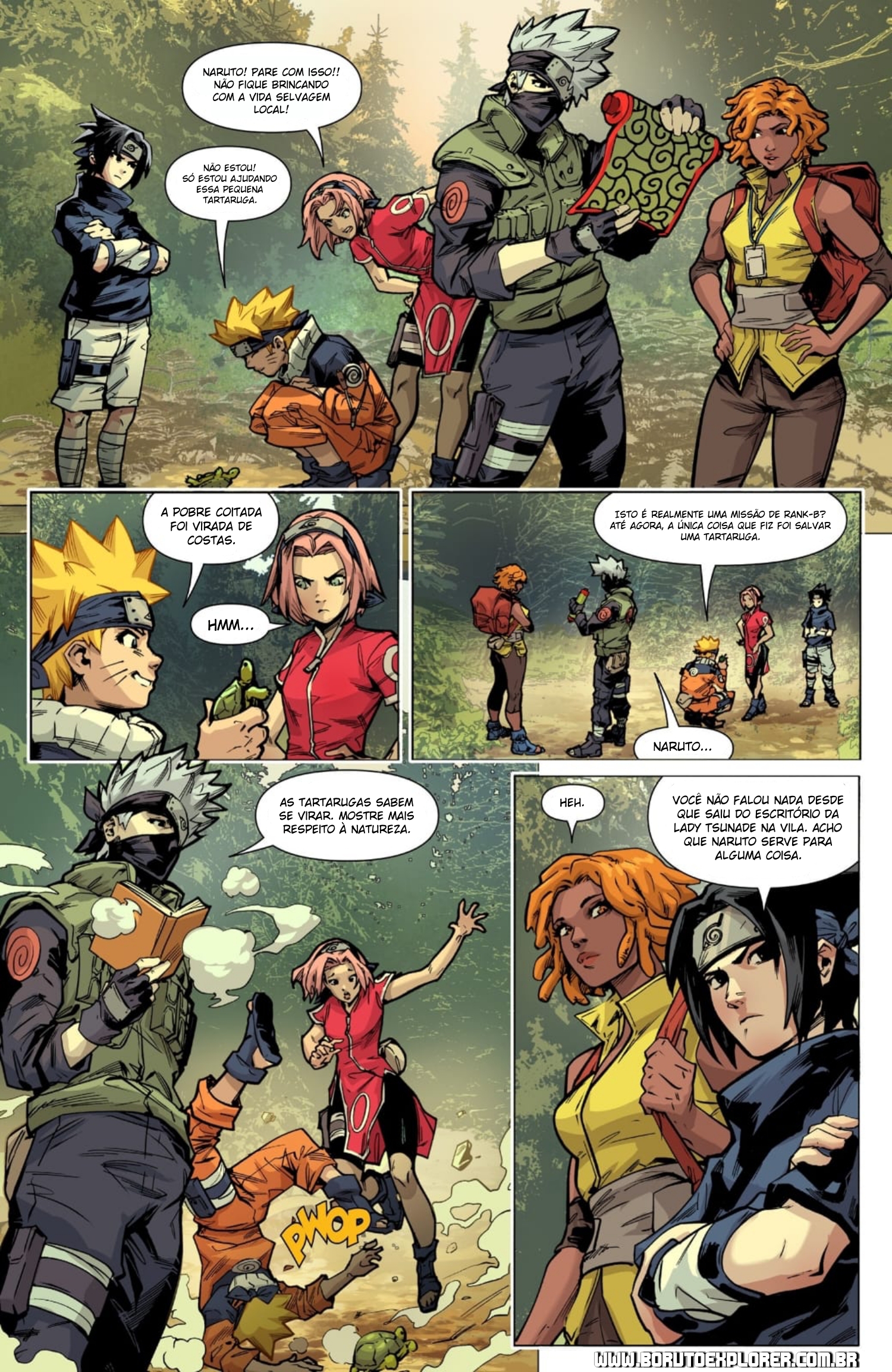 Read Tartarugas Ninjas x Naruto PT Manga Online