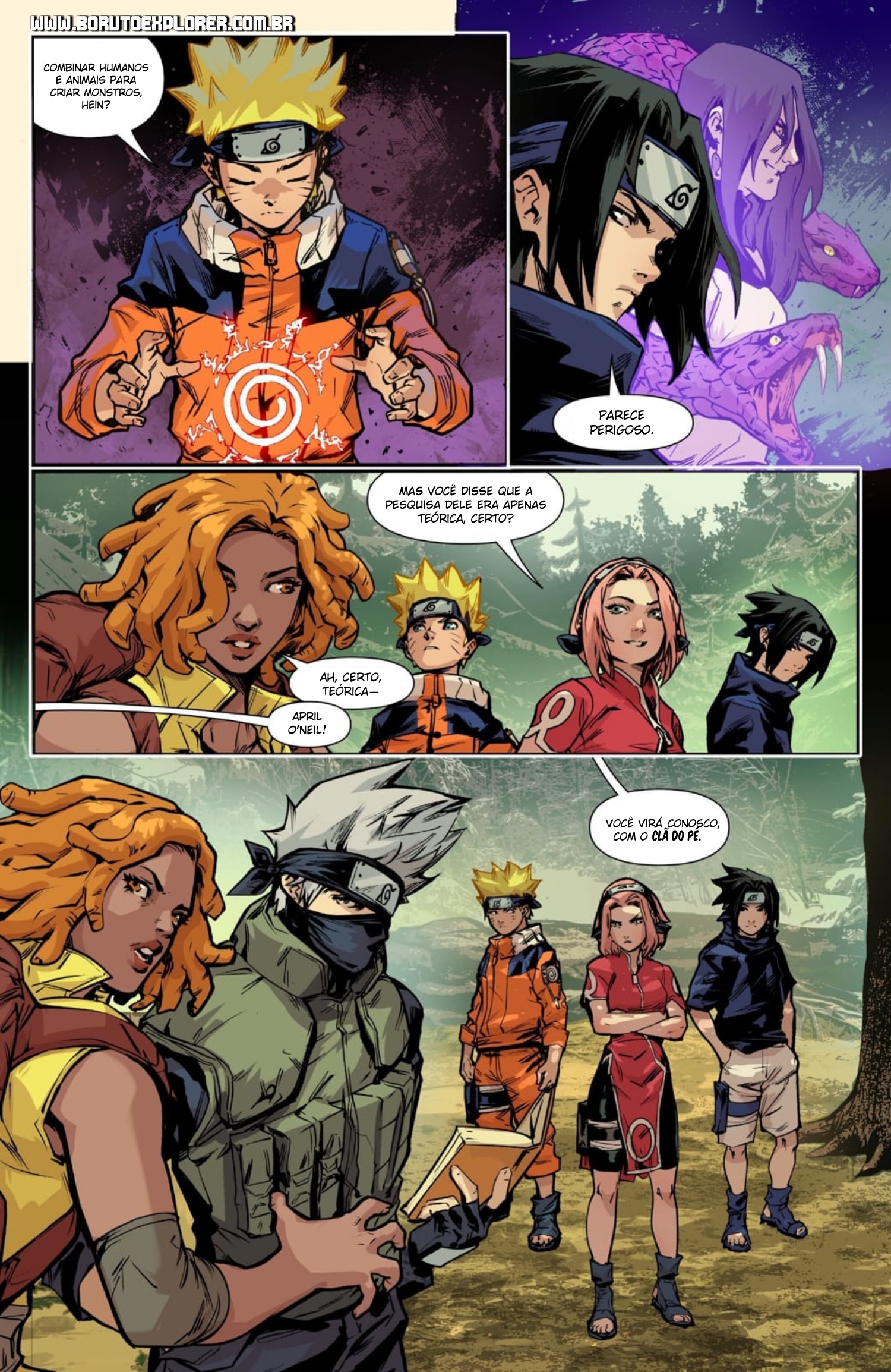 Read Tartarugas Ninjas x Naruto PT Manga Online