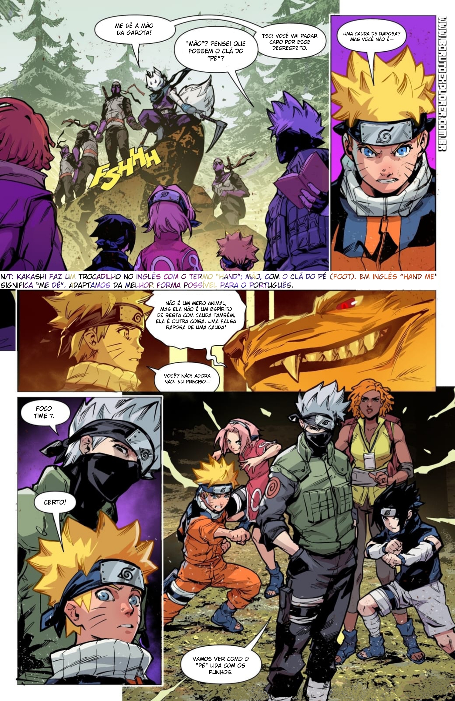 Read Tartarugas Ninjas x Naruto PT Manga Online