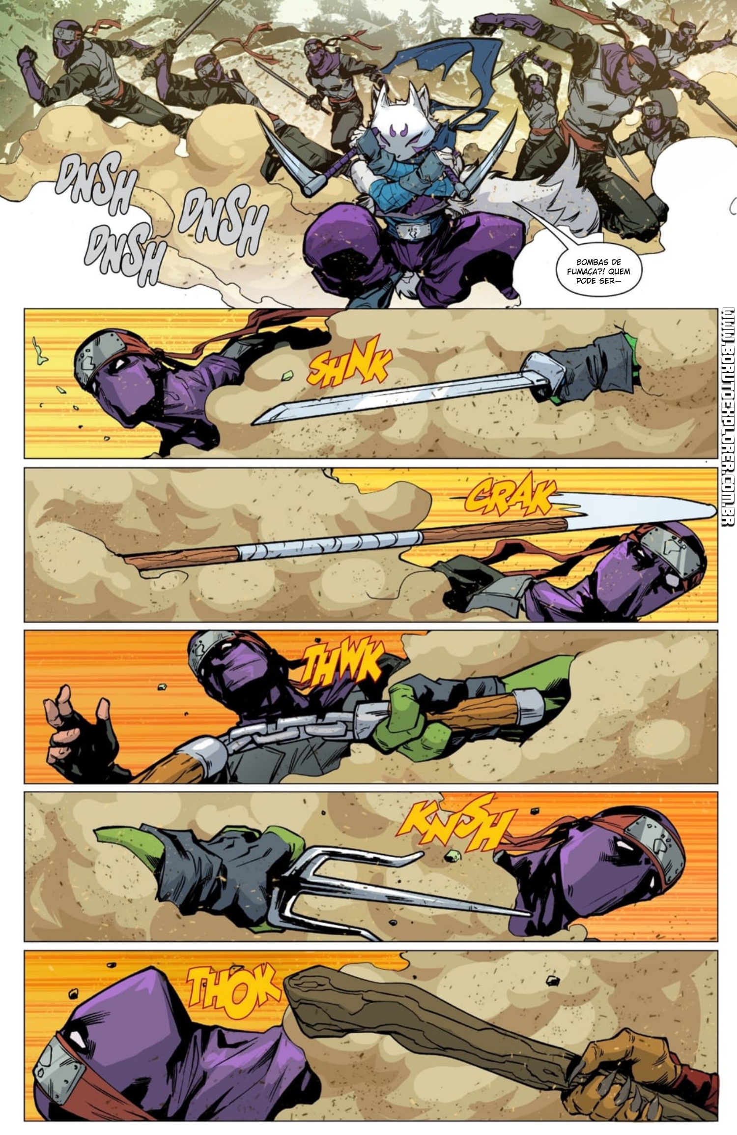 Read Tartarugas Ninjas x Naruto PT Manga Online