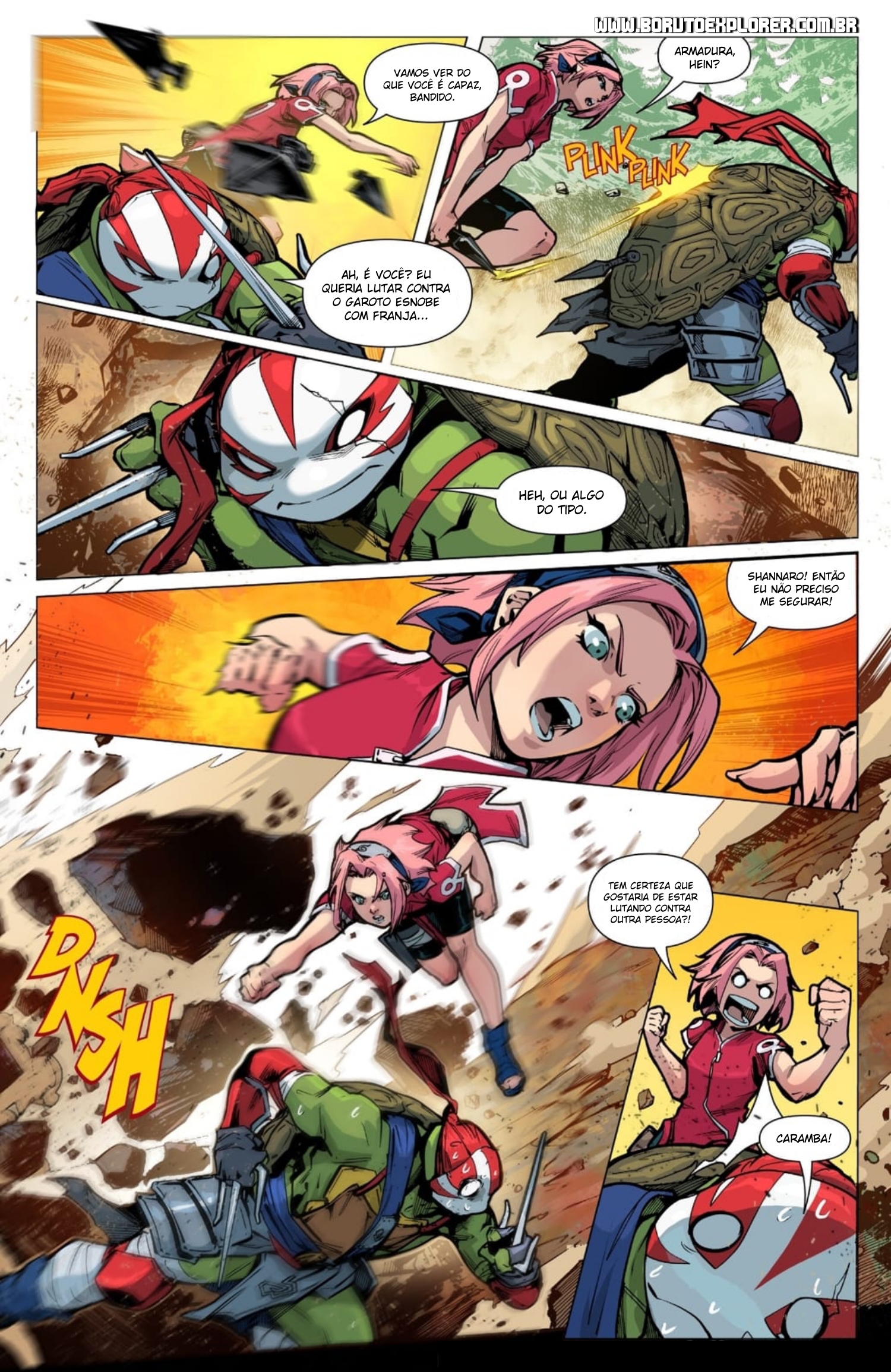 Read Tartarugas Ninjas x Naruto PT Manga Online