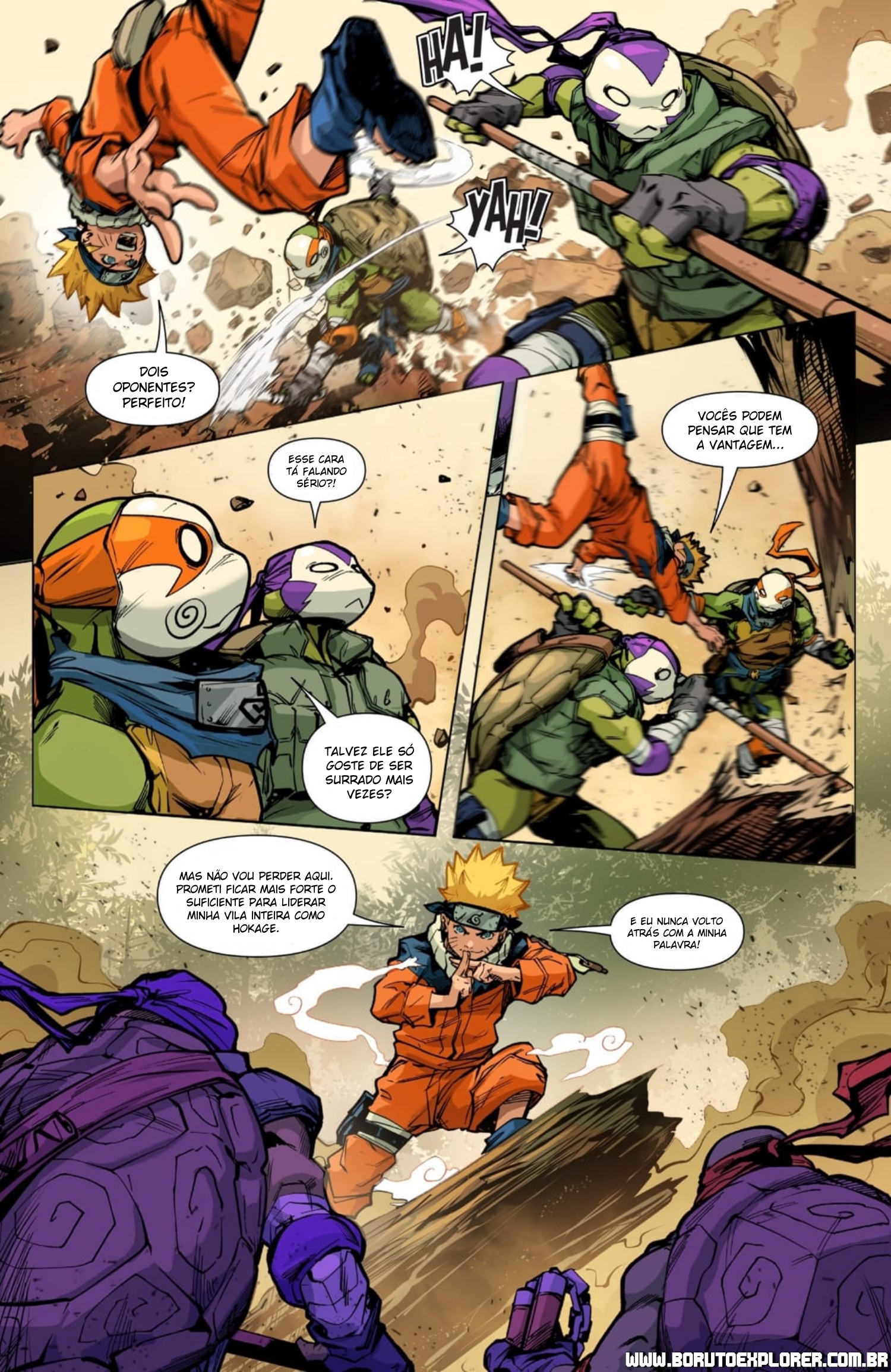 Read Tartarugas Ninjas x Naruto PT Manga Online