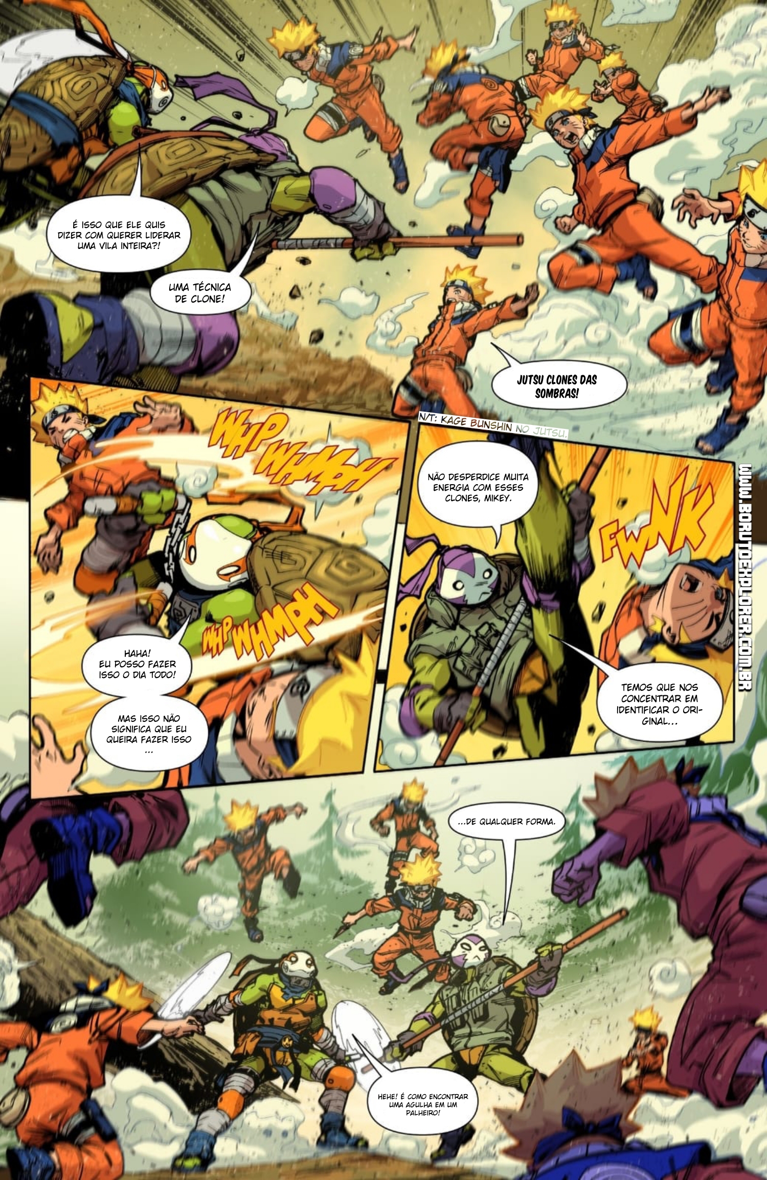 Read Tartarugas Ninjas x Naruto PT Manga Online