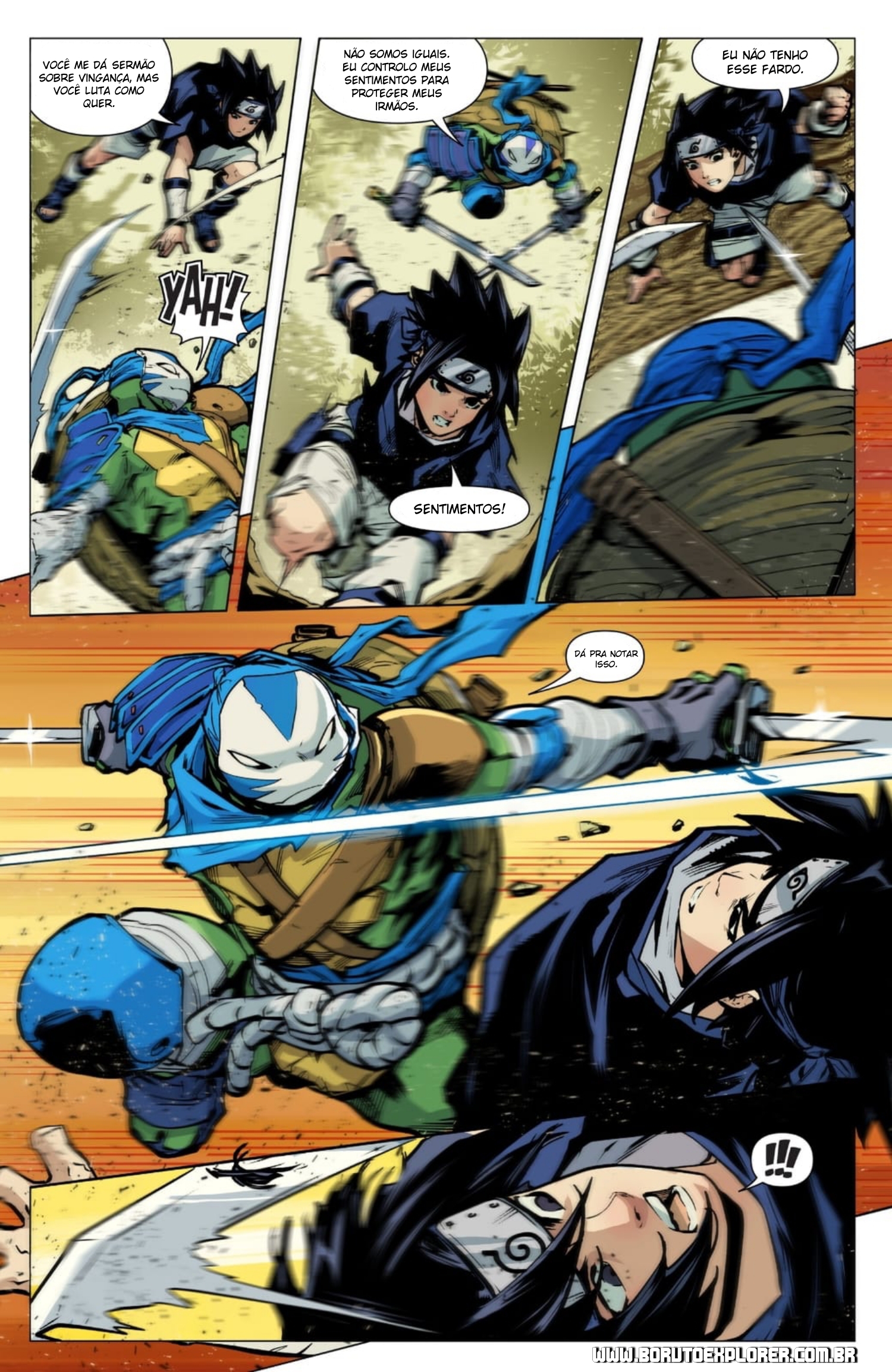 Read Tartarugas Ninjas x Naruto PT Manga Online