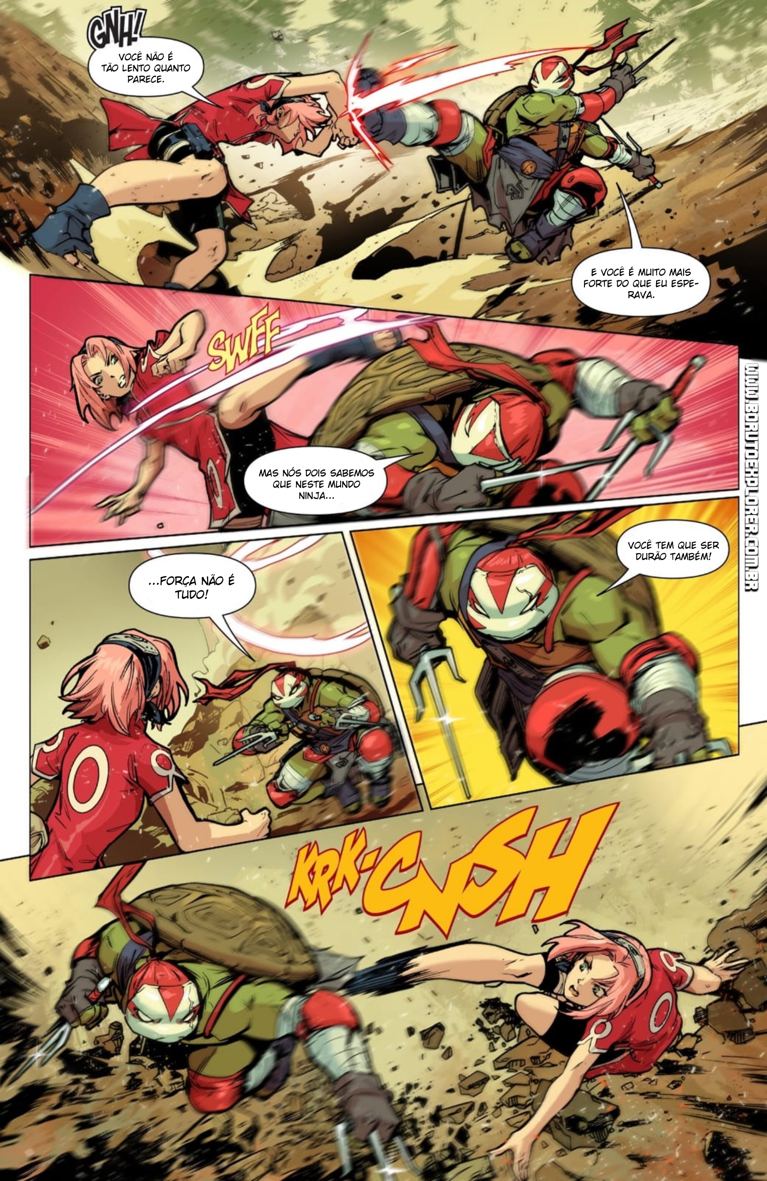 Read Tartarugas Ninjas x Naruto PT Manga Online