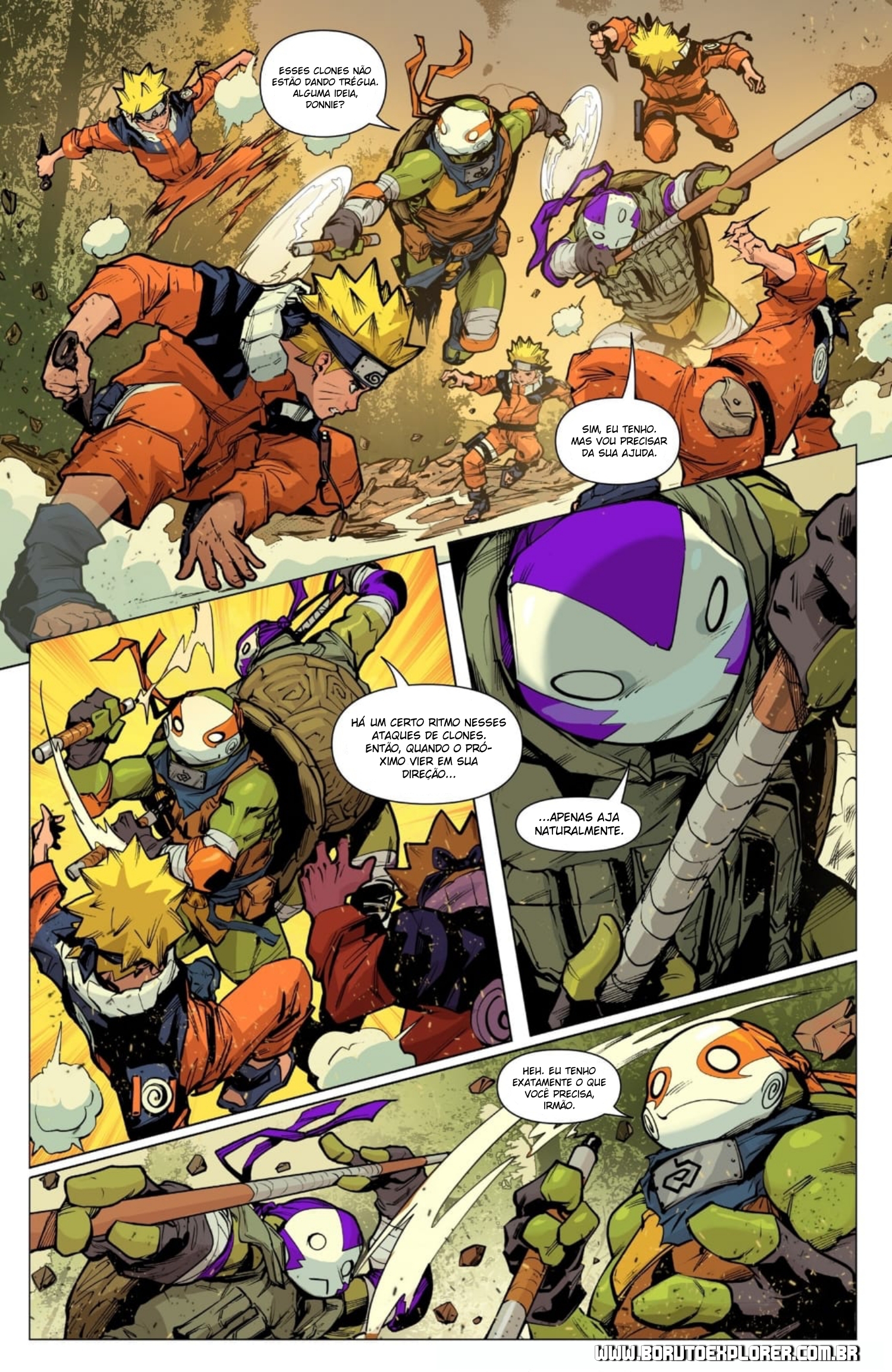 Read Tartarugas Ninjas x Naruto PT Manga Online