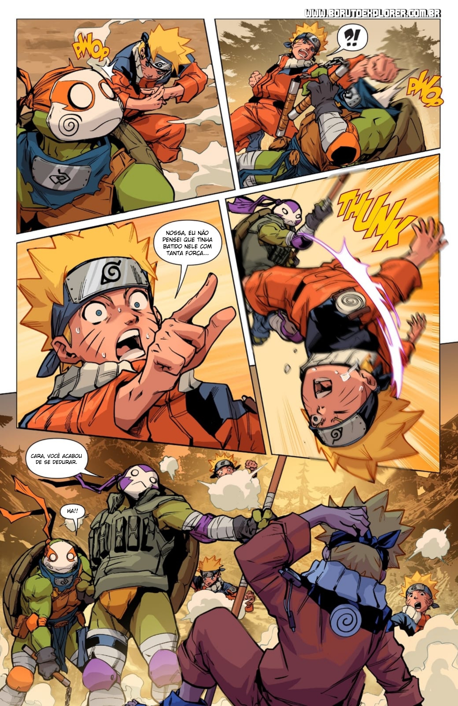 Read Tartarugas Ninjas x Naruto PT Manga Online