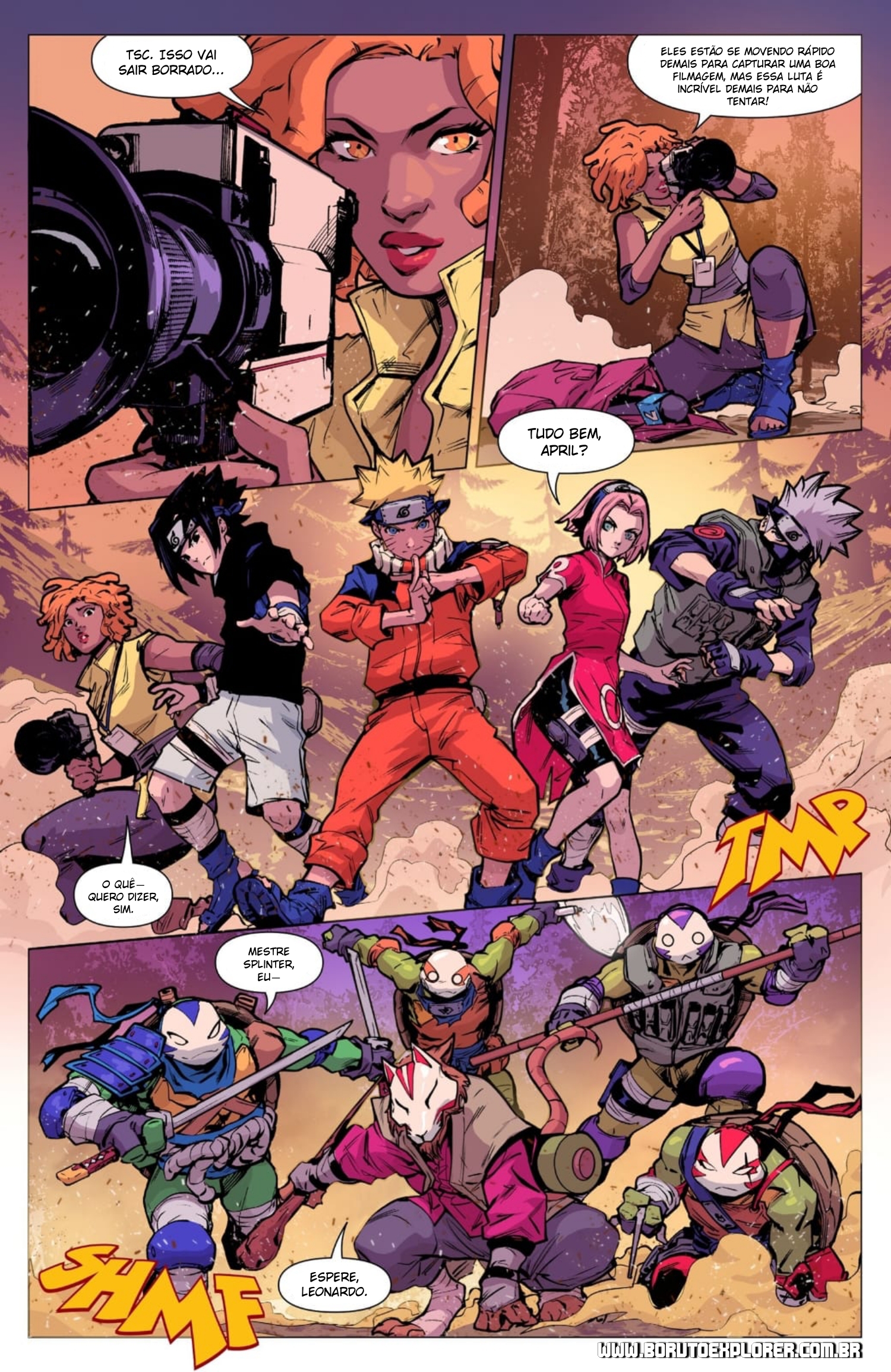 Read Tartarugas Ninjas x Naruto PT Manga Online