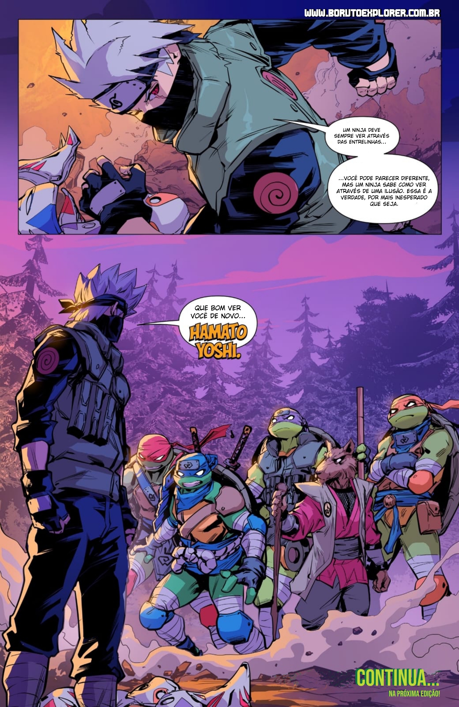 Read Tartarugas Ninjas x Naruto PT Manga Online
