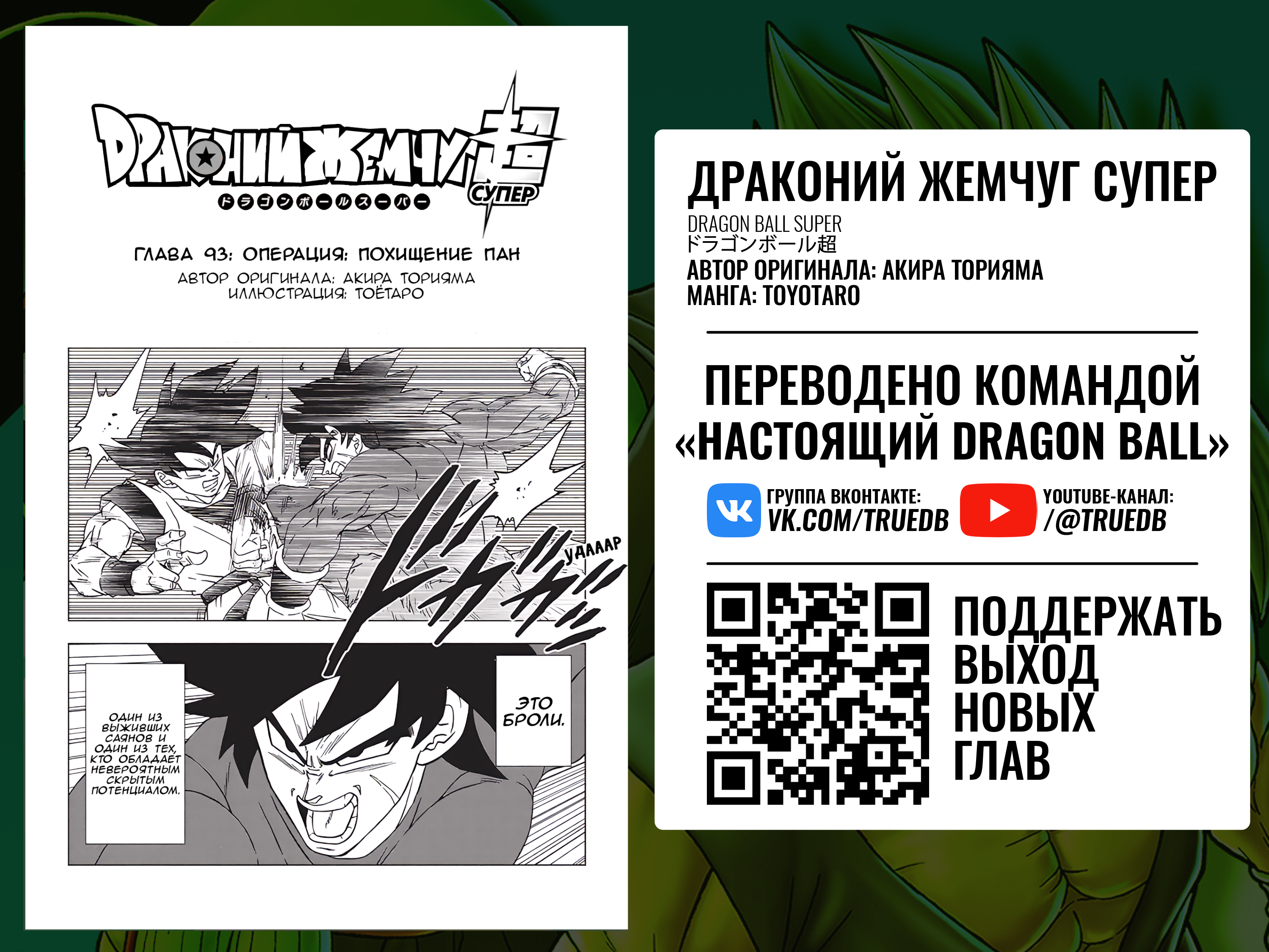 Read Dragon Ball Super RU Manga Online